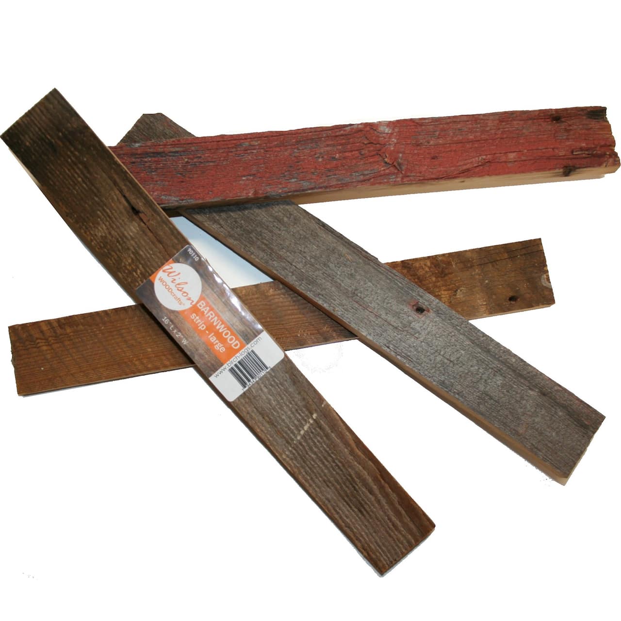 Wilson® Enterprises 16" Reclaimed Barn Wood Strips, 4ct.